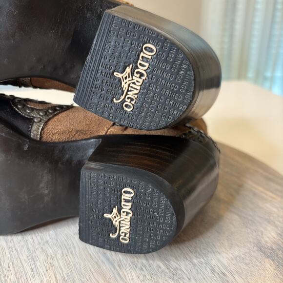 Rare Old Gringo Clarita Bootie 6” BL3667-1 Choc Gold Women’s Size 8.5 Leather - Picture 13 of 13